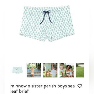 fully lined with a contrast drawstring cord + elastic waist